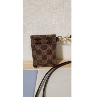 LOUIS VUITTON ルイヴィトン　ダミエD カードケースネックストラップ