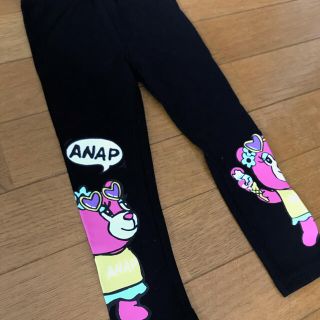 アナップキッズ(ANAP Kids)のアナップ クマ柄レギンス 90(パンツ/スパッツ)