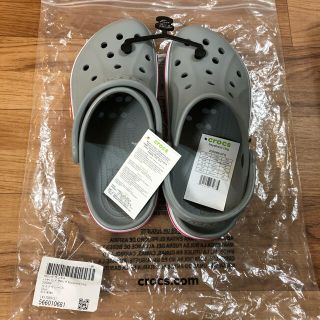 クロックス(crocs)のcrocs バヤバンド クロッグ Bayaband Clog ライトグレー (サンダル)