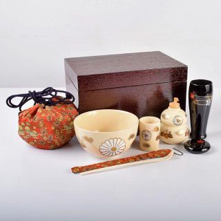 茶道具　茶箱　茶碗　振出など　六点　一式　V　R3600(その他)