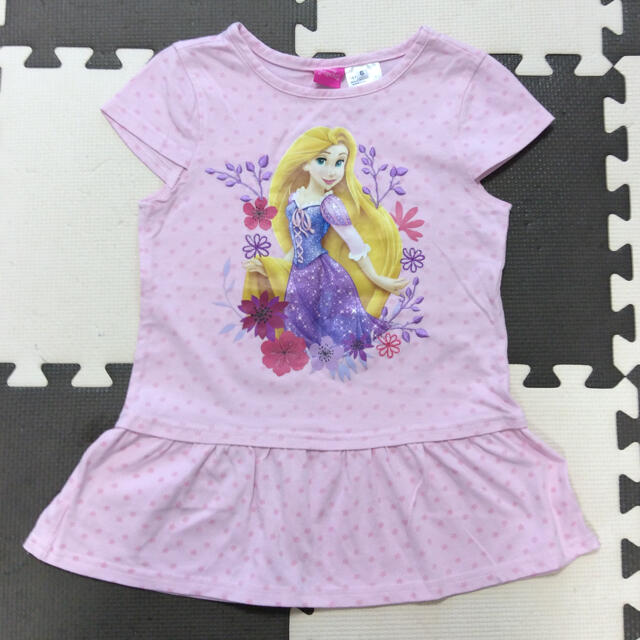 Disney(ディズニー)のディズニープリンセス ラプンツェル 半袖Tシャツ 120 キッズ/ベビー/マタニティのキッズ服女の子用(90cm~)(Tシャツ/カットソー)の商品写真