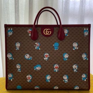 グッチ(Gucci)の本物 美品 グッチ ドラえもん 限定トート(トートバッグ)