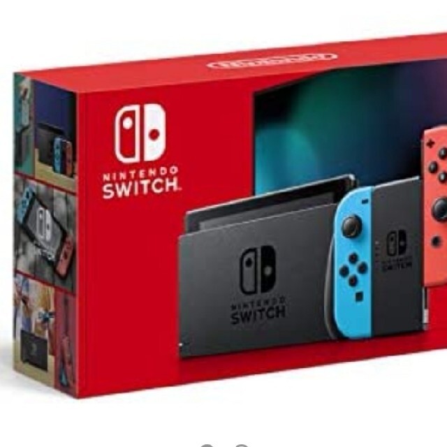 ニンテンドースイッチJoy con ネオンレッド