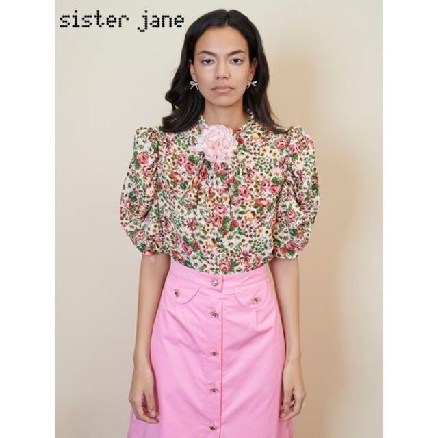 Sister Jane Venus Floral リボン ブラウス 【完売】 sister jane フローラル ラッフル シャツ