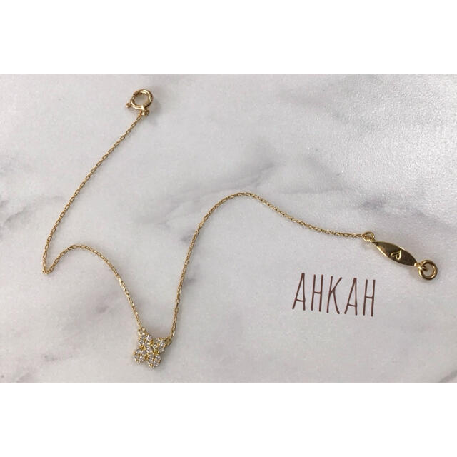 AHKAH(アーカー)のAHKAH アーカー　ペタルパヴェブレスレット　ダイヤK18 レディースのアクセサリー(ブレスレット/バングル)の商品写真