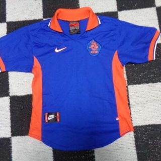 ナイキ(NIKE)の【オランダ代表】ナイキ社アウェイサッカーユニフォームキッズL子供フリット(その他)