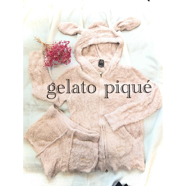 gelato pique(ジェラートピケ)のgelato piqué うさ耳ルームウェア レディースのルームウェア/パジャマ(ルームウェア)の商品写真