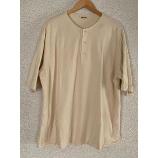 コモリ(COMOLI)のオーラリー   ハイゲージピケダブルクロスヘンリーネックTシャツ　4(Tシャツ/カットソー(半袖/袖なし))