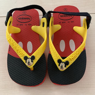 ハワイアナス(havaianas)のhavaianas ミッキー ビーチサンダル ゴム付き(サンダル)