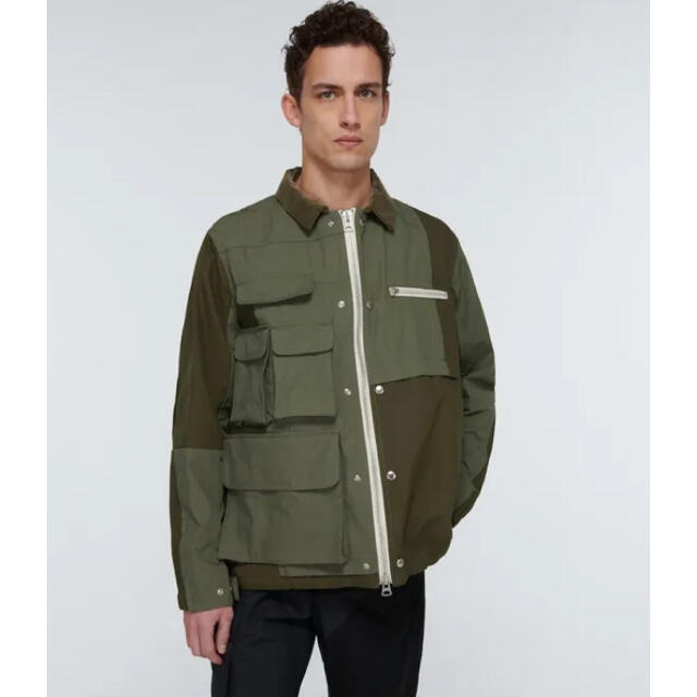 sacai 21ss Cotton Nylon Oxford Blouson | aluminiopotiguar.com.br