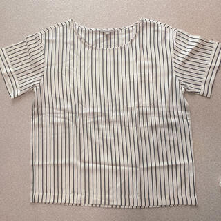ユニクロ(UNIQLO)のユニクロ　ストライプシャツ(Tシャツ/カットソー(半袖/袖なし))