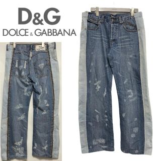 ドルチェアンドガッバーナ(DOLCE&GABBANA)のDOLCE&GABBANA ドルチェ&ガッバーナ 再構築 デニム クラッシュ(デニム/ジーンズ)