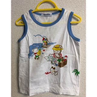 ファミリア(familiar)のファミリア　タンクトップ　カットソー  サイズ100(Tシャツ/カットソー)