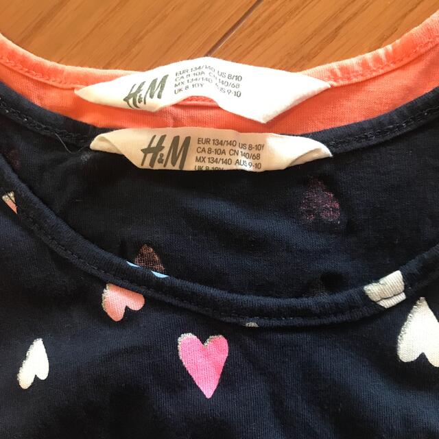 H&M(エイチアンドエム)のH&M 134/140 ワンピ4枚セット キッズ/ベビー/マタニティのキッズ服女の子用(90cm~)(ワンピース)の商品写真