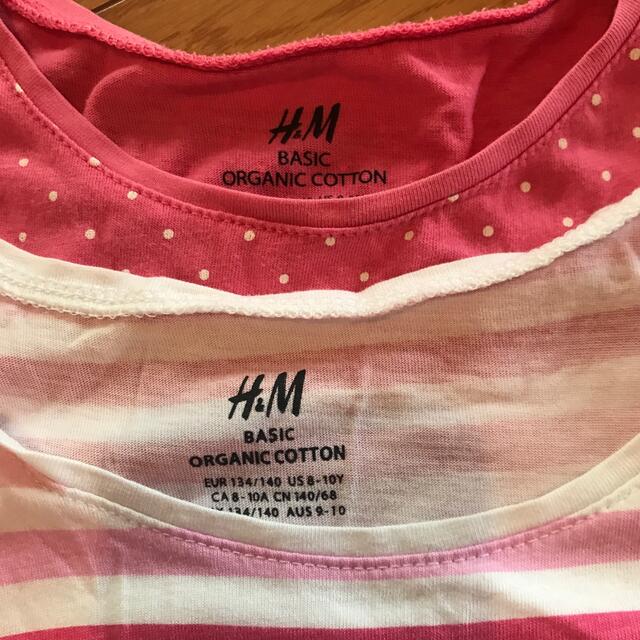 H&M(エイチアンドエム)のH&M 134/140 ワンピ4枚セット キッズ/ベビー/マタニティのキッズ服女の子用(90cm~)(ワンピース)の商品写真