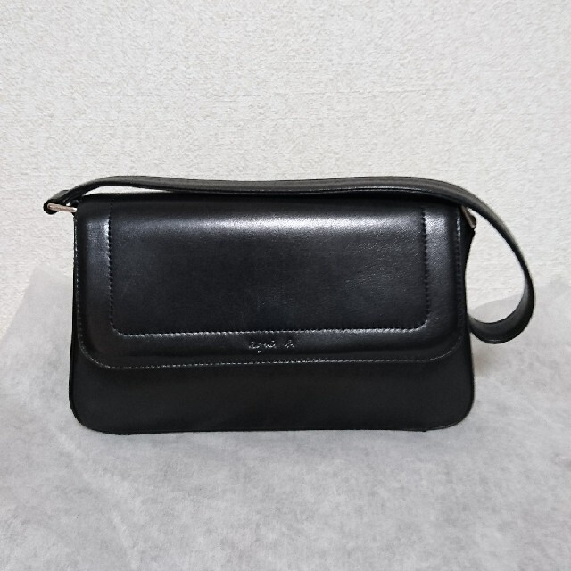 agnes b.(アニエスベー)のアニエスベー レザーハンドバック ブラック レディースのバッグ(ハンドバッグ)の商品写真