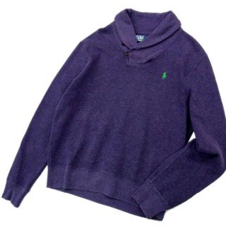 ポロラルフローレン(POLO RALPH LAUREN)のPolo by Ralph Lauren ショールカラー・プルオーバー 紫(スウェット)