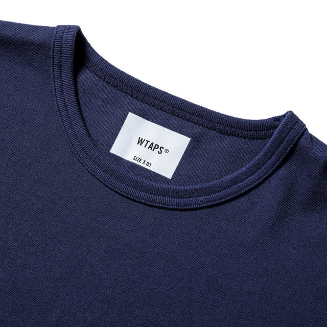 Tシャツ/カットソー(半袖/袖なし)Wtaps FLAT 02 Tシャツ ネイビー Mサイズ