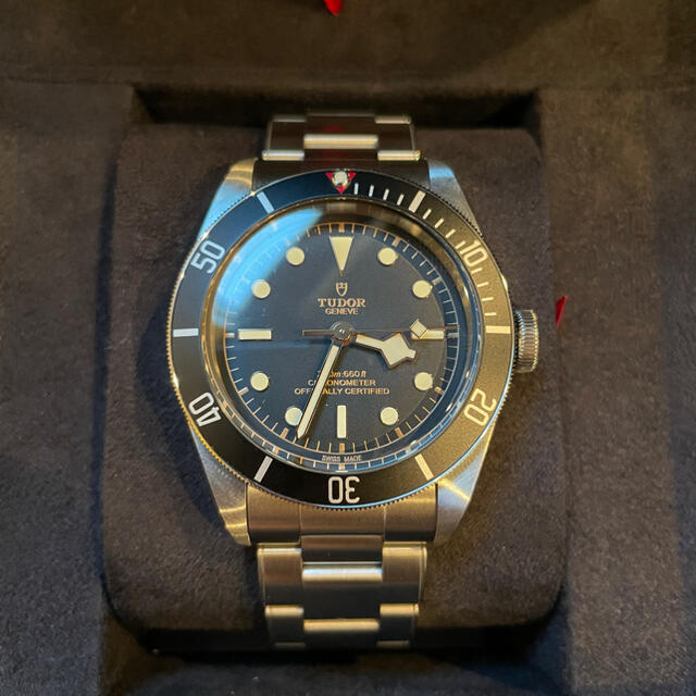 Tudor(チュードル)のTUDOR ヘリテージブラックベイ 79230N GMT購入 美品 メンズの時計(腕時計(アナログ))の商品写真