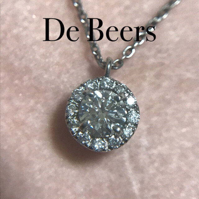 DE BEERS - デビアス鑑定書付きダイヤモンド計0.25ct プラチナ