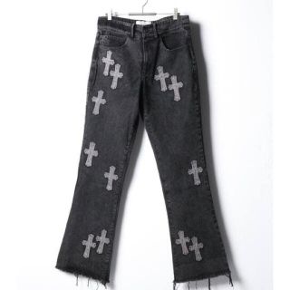 クロムハーツ(Chrome Hearts)のblacktai cross patch pants(デニム/ジーンズ)