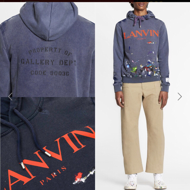 GALLERY DEPT  X LANVIN パーカー　Sサイズ