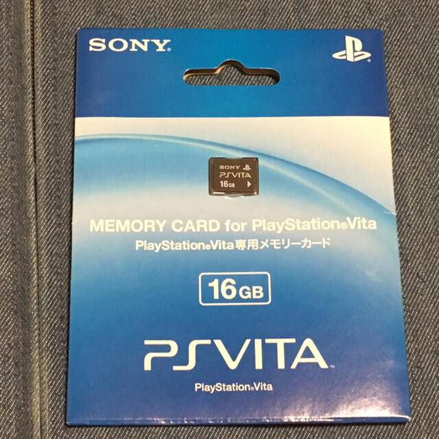 PlayStation Vita(プレイステーションヴィータ)の新品未開封 PS Vita メモリーカード 16GB  エンタメ/ホビーのゲームソフト/ゲーム機本体(その他)の商品写真