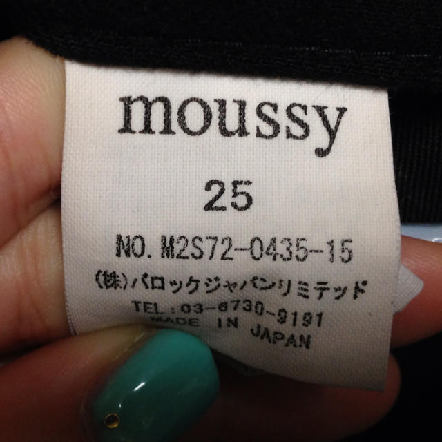 moussy(マウジー)のmoussyショートパンツ レディースのパンツ(デニム/ジーンズ)の商品写真