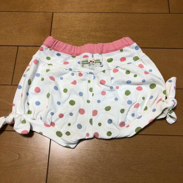 CHICKA CHICKA BOOM BOOM(チッカチッカブーンブーン)のショートパンツ　90㎝ キッズ/ベビー/マタニティのキッズ服女の子用(90cm~)(パンツ/スパッツ)の商品写真