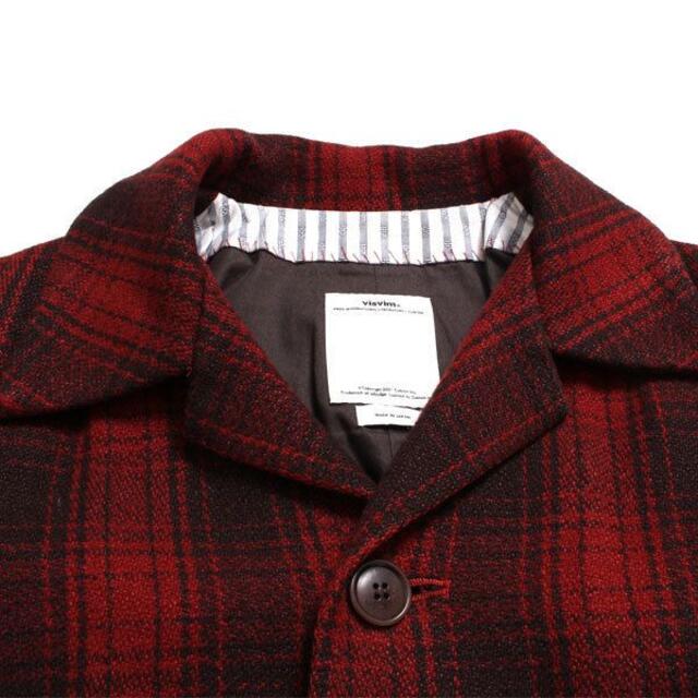 サイズ VISVIM - visvim McKinley バッファローチェックコートの通販