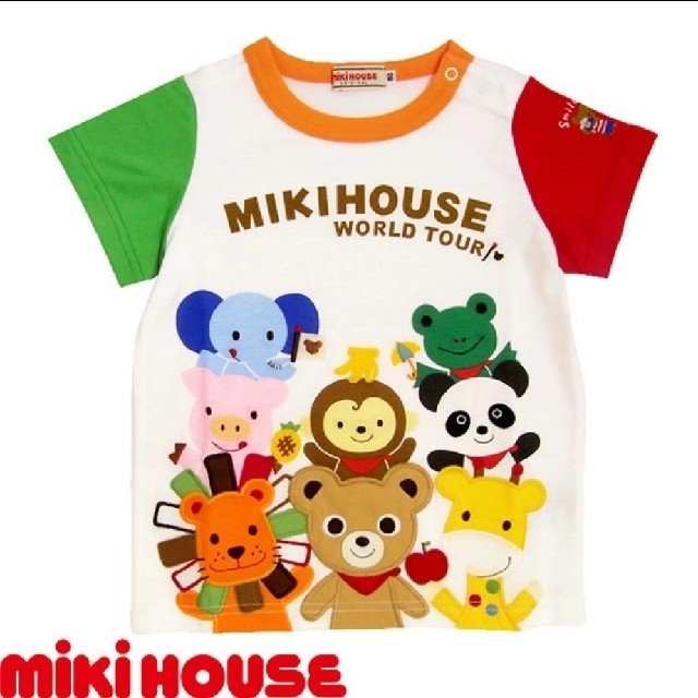 mikihouse(ミキハウス)の新品　ミキハウス　プッチー半袖シャツ　100 キッズ/ベビー/マタニティのキッズ服男の子用(90cm~)(Tシャツ/カットソー)の商品写真