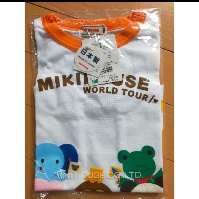 mikihouse(ミキハウス)の新品　ミキハウス　プッチー半袖シャツ　100 キッズ/ベビー/マタニティのキッズ服男の子用(90cm~)(Tシャツ/カットソー)の商品写真