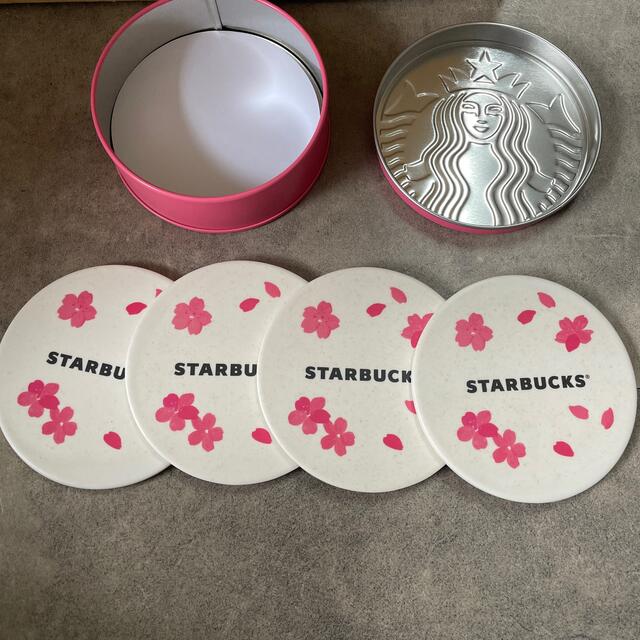 Starbucks Coffee(スターバックスコーヒー)のstarbacks桜2019コースターセット インテリア/住まい/日用品のキッチン/食器(テーブル用品)の商品写真