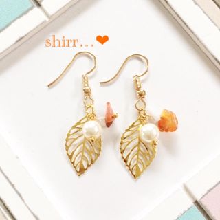 shirr…❤︎秋冬ピアス❤︎即購入ok(ピアス)