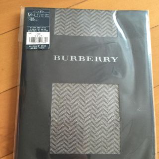 バーバリー(BURBERRY)のBurberry ストッキング M-L ブラック(タイツ/ストッキング)