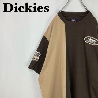 ディッキーズ(Dickies)のディッキーズ☆バイカラー 切り替え ビッグサイズ 刺繍 ワッペン 半袖Tシャツ(Tシャツ/カットソー(半袖/袖なし))