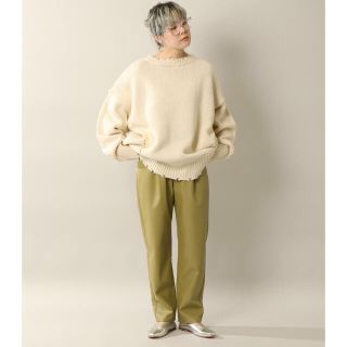 ビューティアンドユースユナイテッドアローズ(BEAUTY&YOUTH UNITED ARROWS)のフェイクレザーパンツ(カジュアルパンツ)