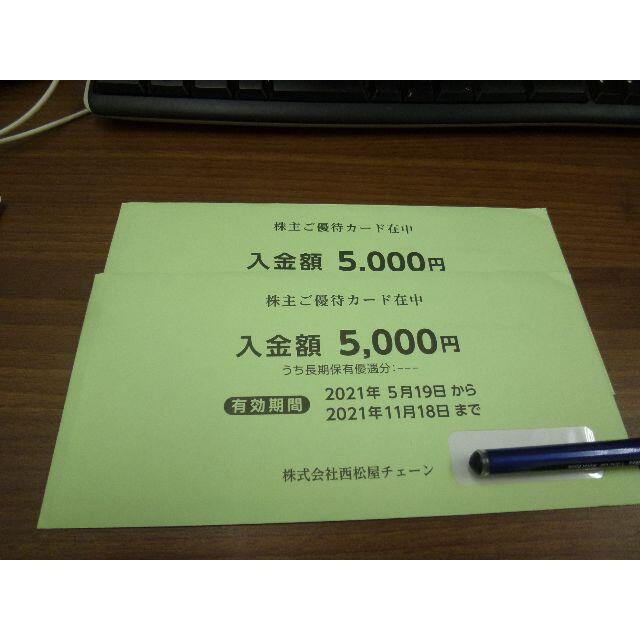 西松屋チェーン株主優待　１００００円分チケット