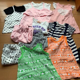 アナップキッズ(ANAP Kids)の女の子 双子　80 90 まとめ売り　ワンピース　ANAP セットアップ(その他)