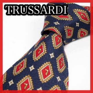 トラサルディ(Trussardi)の美品✨TRUSSARDI（トラサルディ）ブランド シルク ネクタイ(ネクタイ)