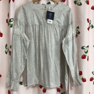 アナスイ(ANNA SUI)の大きいサイズ 新品 UNIQLO× ANNA SUI ソフトコットンブラウス(シャツ/ブラウス(長袖/七分))