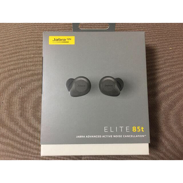 新品・未開封☆Jabra Elite 85t Titanium Black - ヘッドフォン/イヤフォン