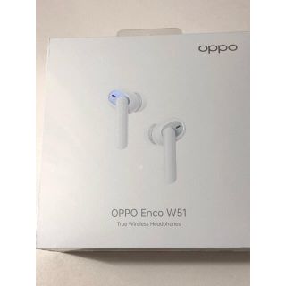 オッポ(OPPO)のOPPO Enco W51 ワイヤレスイヤホン フローラルホワイト(ヘッドフォン/イヤフォン)