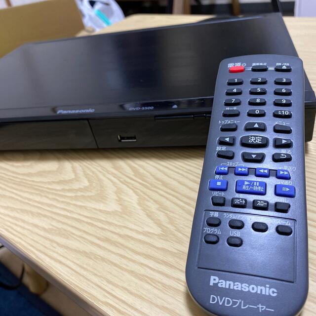 Panasonic(パナソニック)のPanasonic DVDプレーヤー リモコン付き スマホ/家電/カメラのテレビ/映像機器(DVDプレーヤー)の商品写真