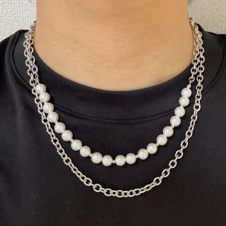 ジエダ(Jieda)のcombination pearl double  necklace 4way(ネックレス)