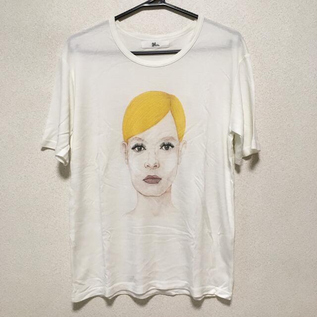 ISSEY MIYAKE(イッセイミヤケ)の【24 ISSEY MIYAKE】ホワイト 顔Tシャツ オプションパーツセット レディースのトップス(Tシャツ(半袖/袖なし))の商品写真