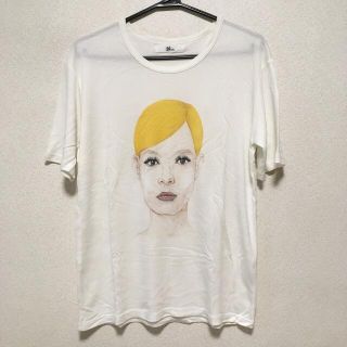 イッセイミヤケ(ISSEY MIYAKE)の【24 ISSEY MIYAKE】ホワイト 顔Tシャツ オプションパーツセット(Tシャツ(半袖/袖なし))