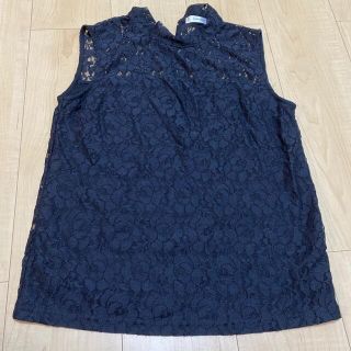 マウジー(moussy)のmoussy ノースリーブ 黒トップス タンクトップ(カットソー(半袖/袖なし))