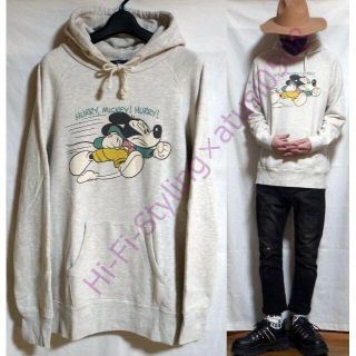 ビームス(BEAMS)のBEAMS Disney 限定 ミッキー パーカー プルオーバー フーディー L(パーカー)