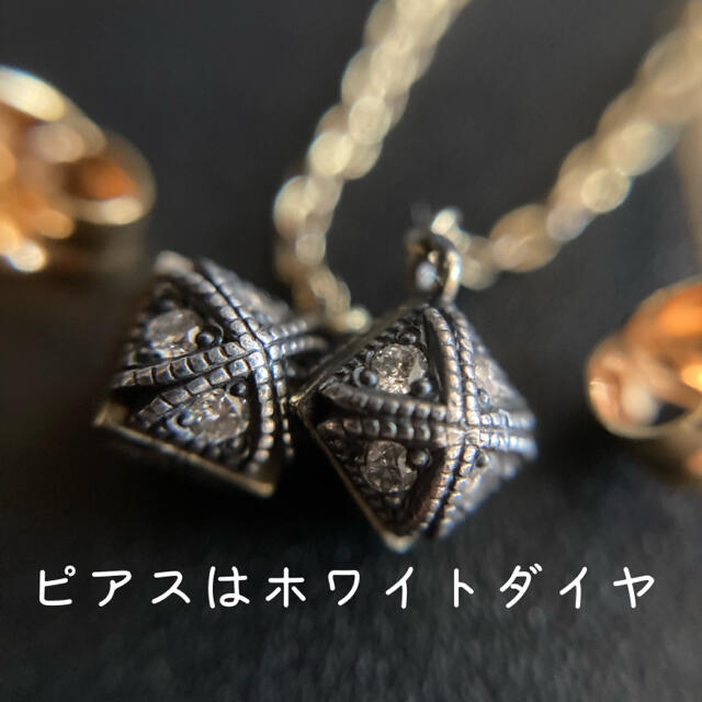 hum ハム シンボルコレクション ピアス SV×GG×WD レディースのアクセサリー(ピアス)の商品写真